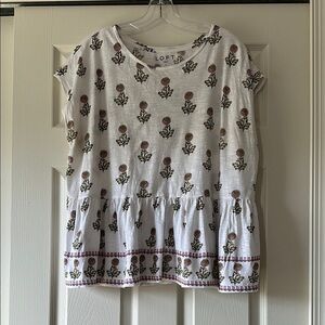 LOFT Floral T-shirt